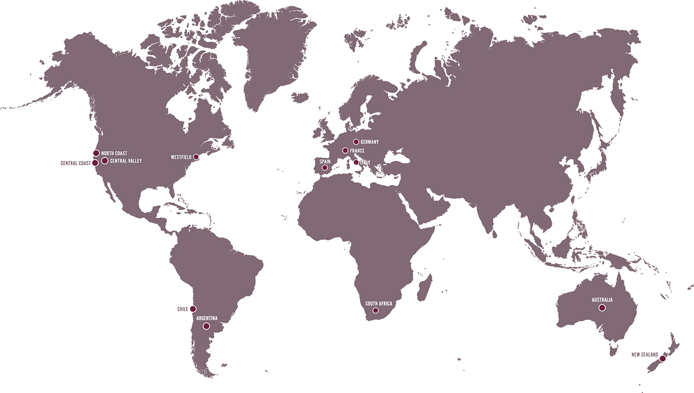 Worldwide Locations Map